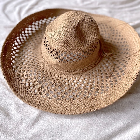 Torrid Tan Woven Sun Hat - Picture 2 of 6